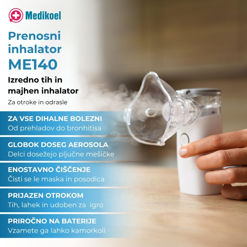 Paket FLETKO: inhalator Me140 + Api-inhal - Medikoel